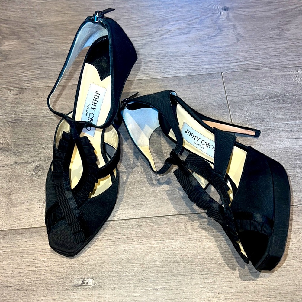 Jimmy Choo Strappy Platform Sandals